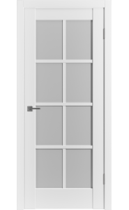 Межкомнатная дверь Emalex ER1, со стеклом, цвет Emalex Ice Межкомнатная дверь Emalex ER1, со стеклом, цвет Emalex Ice